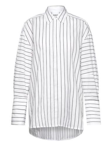 Julianna - Daily Stripe Tops Shirts Long-sleeved Black Day Birger Et M...