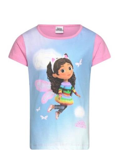 Short-Sleeved T-Shirt Tops T-Kortærmet Skjorte Pink Gabby's Dollhouse