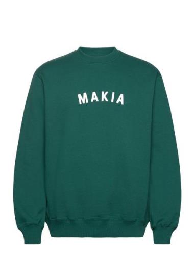 Pujo Sweatshirt Tops Sweatshirts & Hoodies Sweatshirts Green Makia