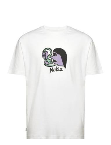 Venom T-Shirt Tops T-Kortærmet Skjorte White Makia