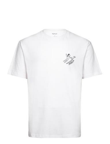 Navigation T-Shirt Tops T-Kortærmet Skjorte White Makia