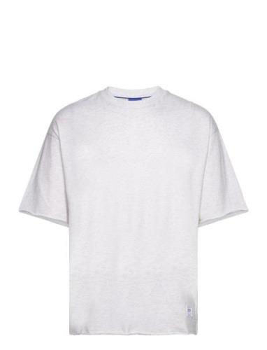 Nambers Tops T-Kortærmet Skjorte Grey HUGO BLUE