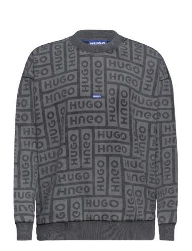 Nenry Tops Sweatshirts & Hoodies Sweatshirts Grey HUGO BLUE