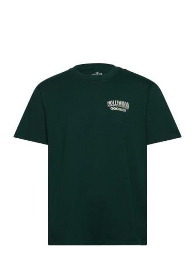 Hco. Guys Graphics Tops T-Kortærmet Skjorte Green Hollister