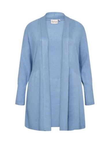 Wa-Samanda 2 Tops Knitwear Cardigans Blue Wasabiconcept