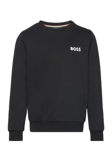 Sweatshirt Tops Sweatshirts & Hoodies Sweatshirts Black BOSS