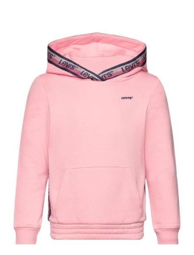 Levi's® Taping Pullover Hoodie Tops Sweatshirts & Hoodies Hoodies Pink...