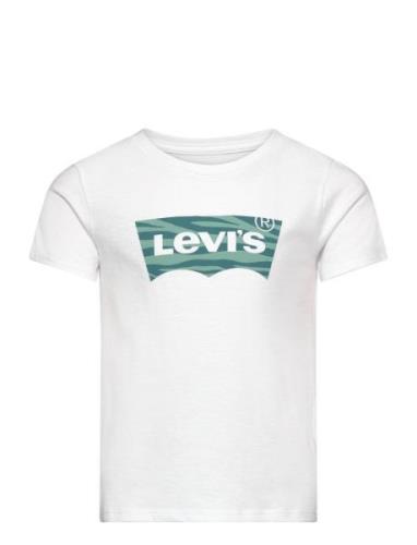 Levi's® Zebra Batwing Tee Tops T-Kortærmet Skjorte White Levi's