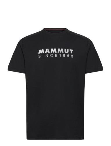 Trovat T-Shirt Men Logo Sport T-Kortærmet Skjorte Black Mammut
