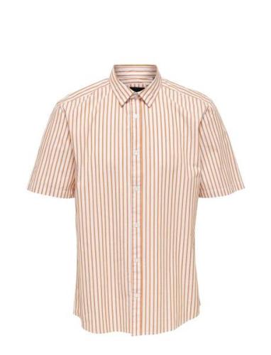 Onscape S/S Stripe Reg Shirt Fw Tops Shirts Short-sleeved White ONLY &...