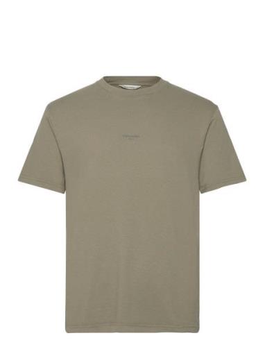 Tucker Oslo Tee Designers T-Kortærmet Skjorte Khaki Green HOLZWEILER