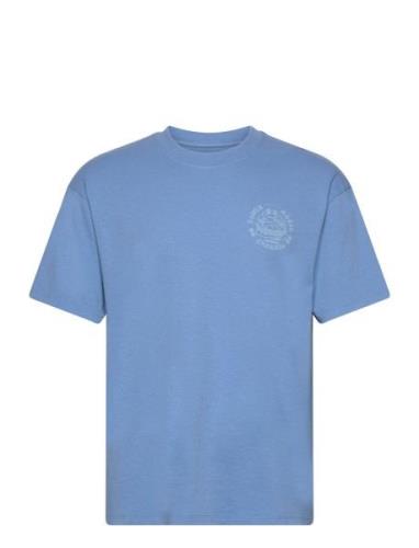Edwin Music Channel T-Shirt - Parisian Blue Designers T-Kortærmet Skjo...