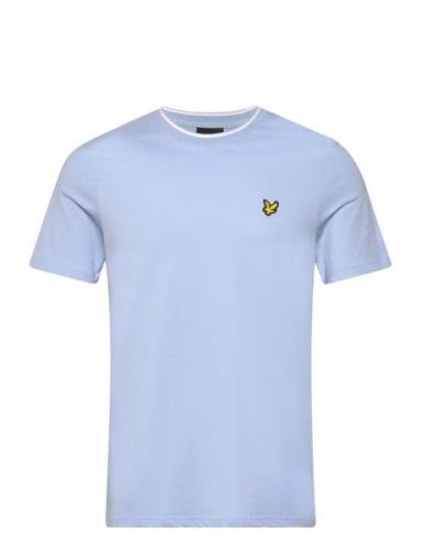 Tipped T-Shirt Tops T-Kortærmet Skjorte Blue Lyle & Scott