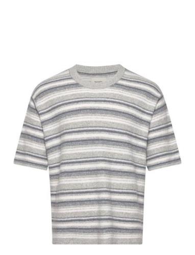 Ranger Striped Knit Tee Tops T-Kortærmet Skjorte Blue HOLZWEILER