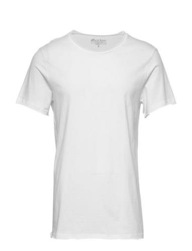 Crew-Neck Relaxed T-Shirt Tops T-Kortærmet Skjorte White Bread & Boxer...
