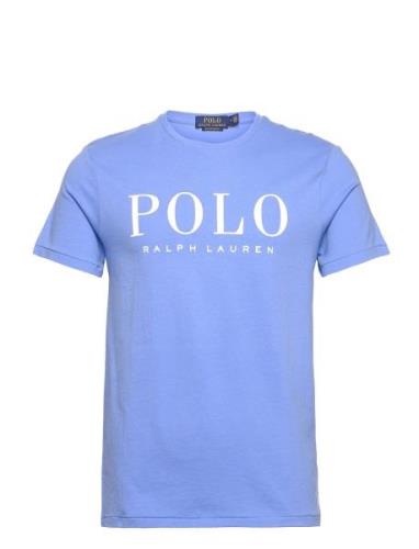 Custom Slim Fit Logo Jersey T-Shirt Tops T-Kortærmet Skjorte Polo Ralp...