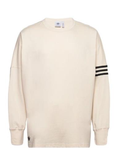 Neuclassics Ls Sport Sweatshirts & Hoodies Sweatshirts Cream Adidas Or...