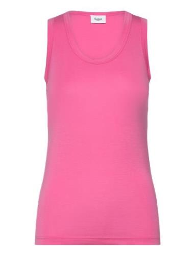 Adeliasz Tank Top Tops T-shirts & Tops Sleeveless Pink Saint Tropez