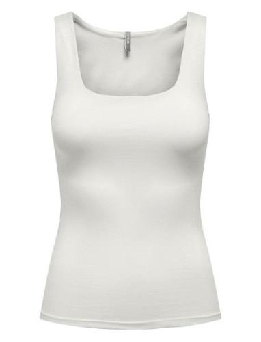 Onlea S/L 2-Ways Fit Top Jrs Tops T-shirts & Tops Sleeveless White ONL...