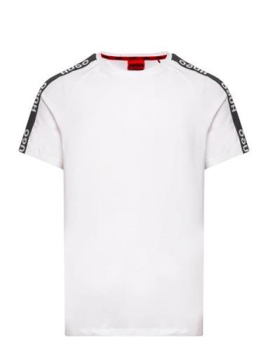 Sporty Logo T-Shirt Designers T-Kortærmet Skjorte White HUGO