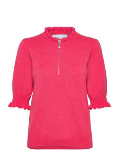 Mskessa Knit T-Shirt Tops Knitwear Jumpers Pink Minus