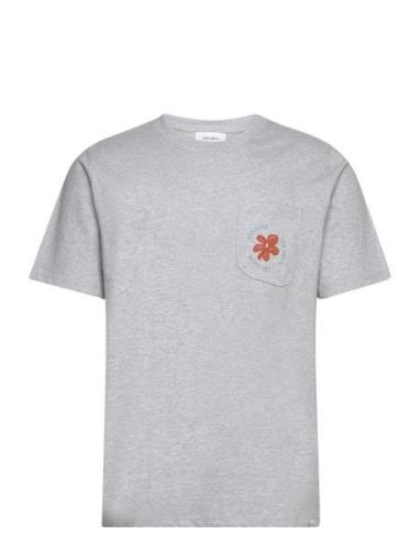 Duality T-Shirt Tops T-Kortærmet Skjorte Grey Les Deux
