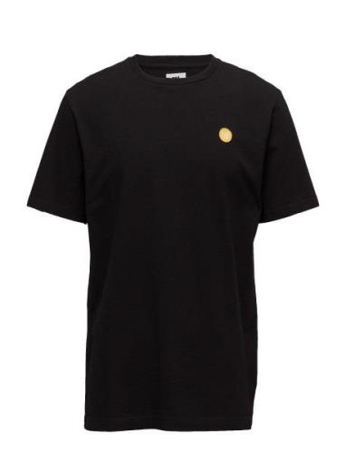 Ace T-Shirt Tops T-Kortærmet Skjorte Black Double A By Wood Wood