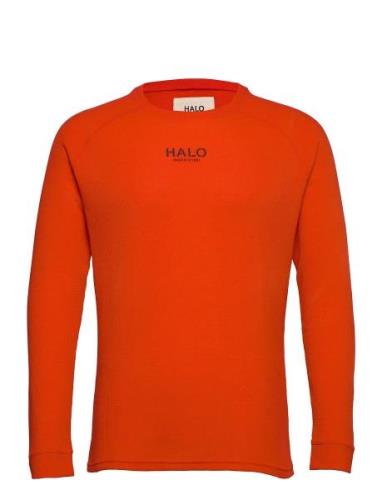 Halo Military Long Sleeve Tops T-Langærmet Skjorte Red HALO