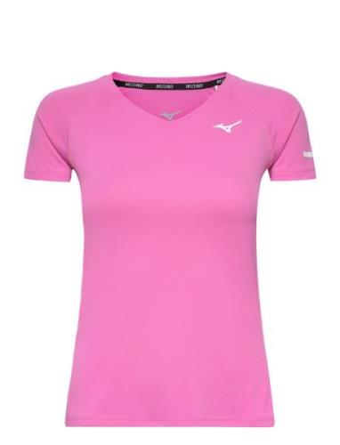 Sun Protect Tee Sport T-shirts & Tops Short-sleeved Pink Mizuno