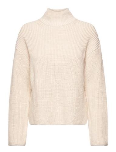 Pullover Long Sleeve Tops Knitwear Turtleneck Cream Marc O'Polo