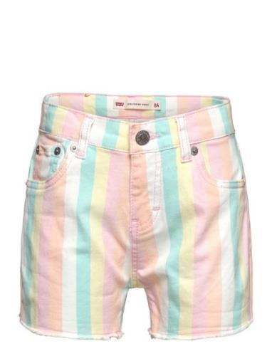 Levi's® Striped Frayed Girlfriend Shorts Bottoms Shorts Multi/patterne...