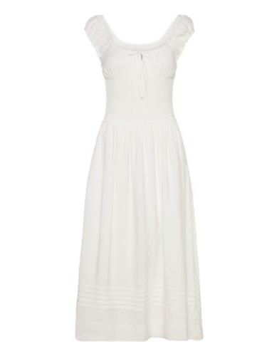 Eliza Maxi Dress Knælang Kjole White AllSaints