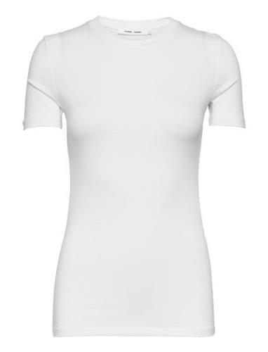 Ester Ss 265 Tops T-shirts & Tops Short-sleeved White Samsøe Samsøe