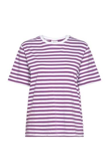 Verkstad T-Shirt Tops T-shirts & Tops Short-sleeved Purple Makia