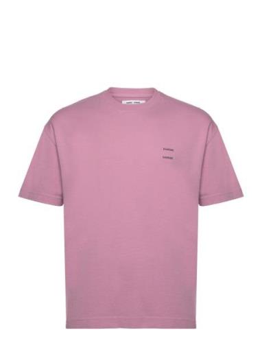 Joel T-Shirt 11415 Designers T-Kortærmet Skjorte Pink Samsøe Samsøe