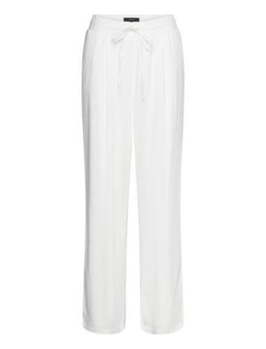 Vmjesmilo Wide Pants Wvn Ga Noos Bottoms Trousers Wide Leg White Vero ...