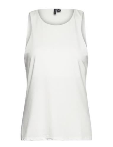 Vmbianca Sl Tank Top Noos Tops T-shirts & Tops Sleeveless White Vero M...