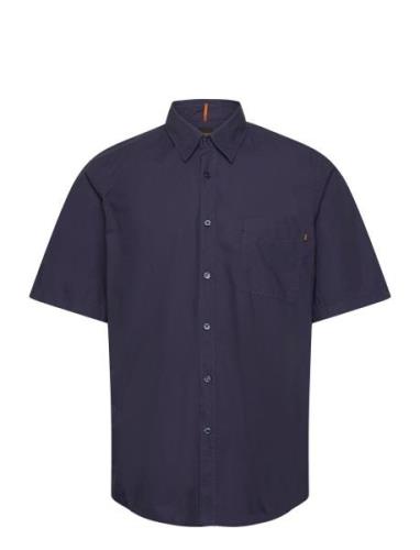 Relegant_6-Short Tops Shirts Short-sleeved Navy BOSS