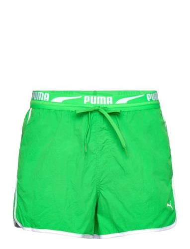 Puma Swim Men Track Short Shorts 1P Badeshorts Green Puma Swim