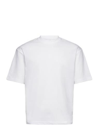 Slhlooseoscar Ss O-Neck Tee Noos Tops T-Kortærmet Skjorte White Select...
