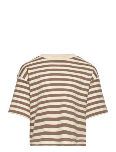 T-Shirt Tops T-Kortærmet Skjorte Brown Sofie Schnoor Young