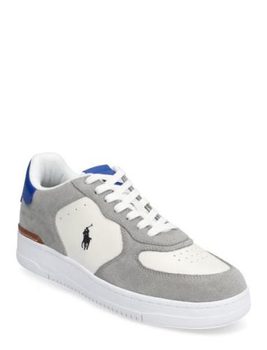Masters Court Leather-Suede Sneaker Low-top Sneakers Grey Polo Ralph L...