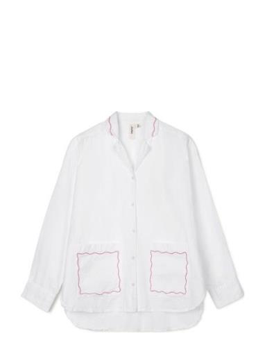 Lollipop Sofie Shirt M/L Hvid Pyjamas Nattøj White Juna