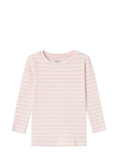 Nmfsuraja Xsl Ls Top Noos Tops T-shirts Long-sleeved T-Skjorte Pink Na...