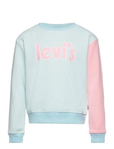 Levi's Meet And Greet Colorblocked Crew Tops Sweatshirts & Hoodies Swe...