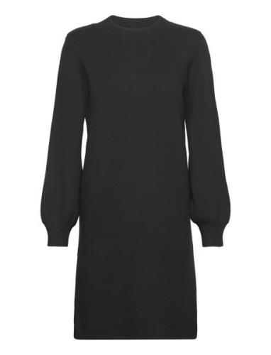 Objreynard L/S Knit Dress Dresses Knitted Dresses Black Object