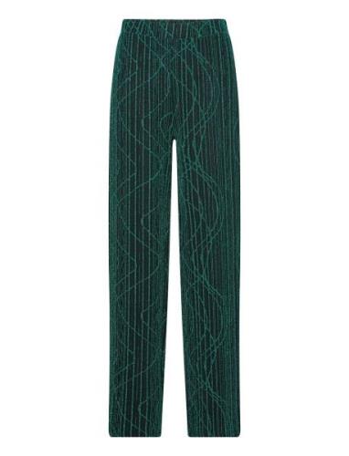 Vmkanz Sibe Hw Wide Pant Jrs Bottoms Trousers Wide Leg Green Vero Moda