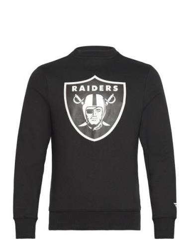 Las Vegas Raiders Primary Logo Graphic Crew Sweatshirt Tops Sweatshirt...
