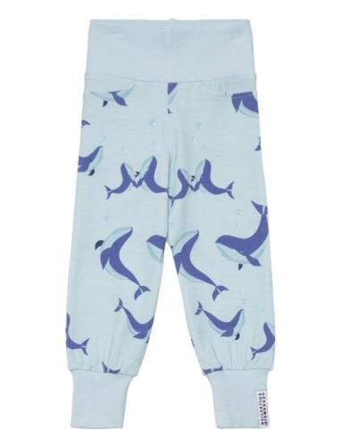 Bamboo Baby Pants Bottoms Sweatpants Blue Geggamoja