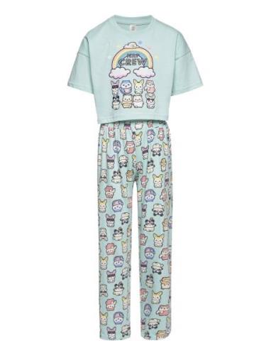 Pajama Boxy T Shirt Cute Swe Pyjamassæt Blue Lindex